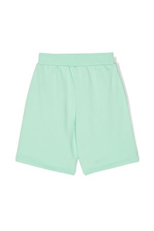 bermuda in cotone verde BALMAIN PARIS KIDS | BU6S29Z175370A